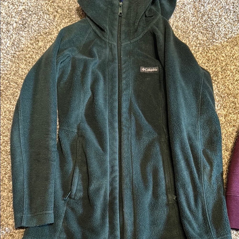 Columbia Green Fleece Jacket